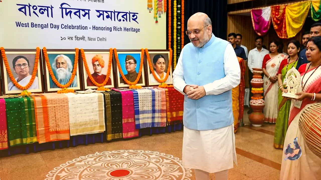 Amit Shah Extends Warm Greetings on West Bengal Day, Honoring Its Rich Heritage
