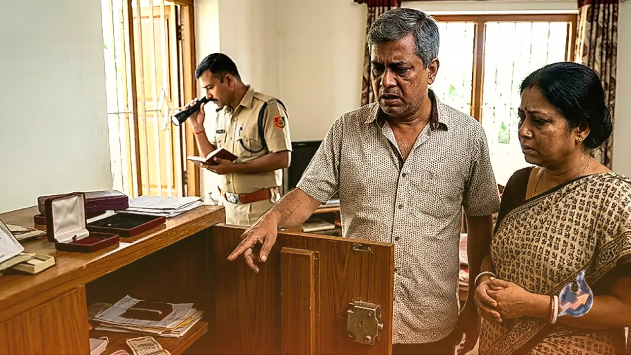 पश्चिम बंगाल के कांकसा में रेलवे कर्मचारी की दो दिन की कोलकाता यात्रा में घर से 50 लाख की चोरी