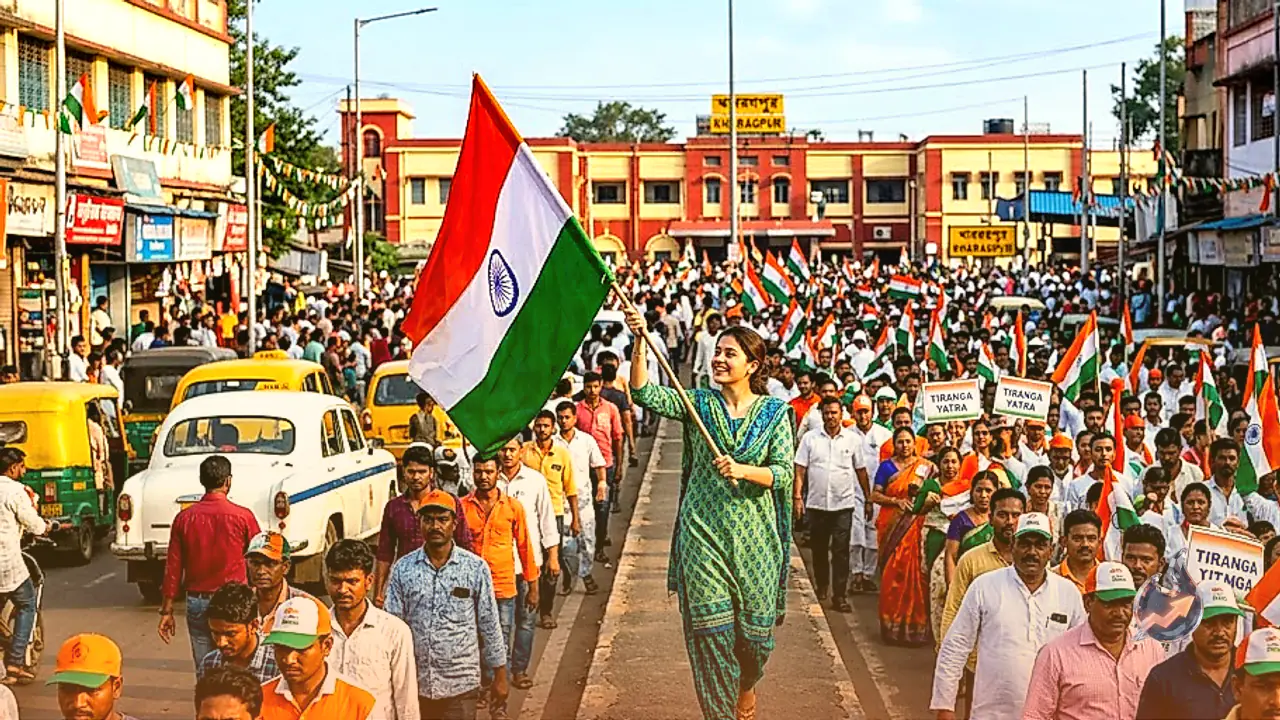 पश्चिम बंगाल में तिरंगा यात्रा की शुरुआत, 10 अगस्त को कोलकाता में निकलेगी 50 हजार लोगों की भव्य रैली