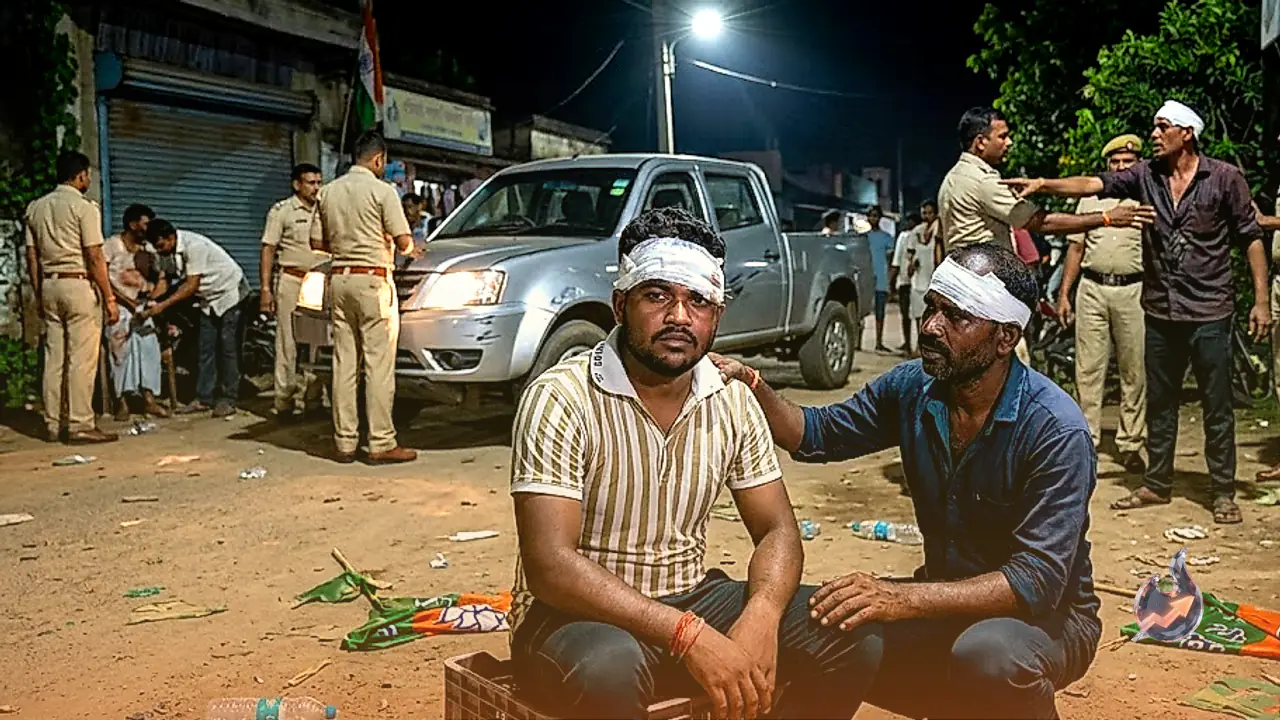 Pickup Van Standoff in West Burdwan Sparks Bloody TMC-BJP Clash, Several Left Injured