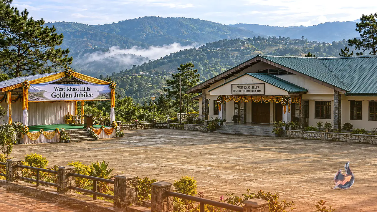 West Khasi Hills Marks Golden Jubilee as Meghalaya District Honours Statehood Movement Pioneers