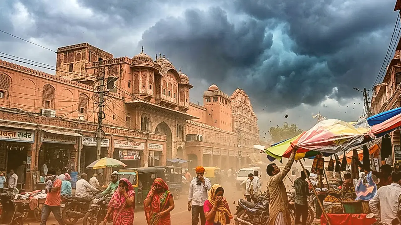 पश्चिमी विक्षोभ से बदलेगा राजस्थान का मिजाज, जयपुर समेत 11 जिलों में आंधी और बारिश का अलर्ट