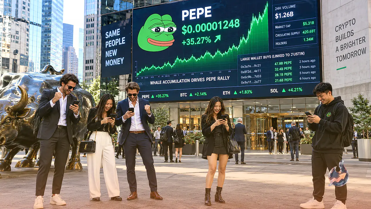 Whale Accumulation Fears Fuel Over 15% PEPE Rally Toward Key Resistance