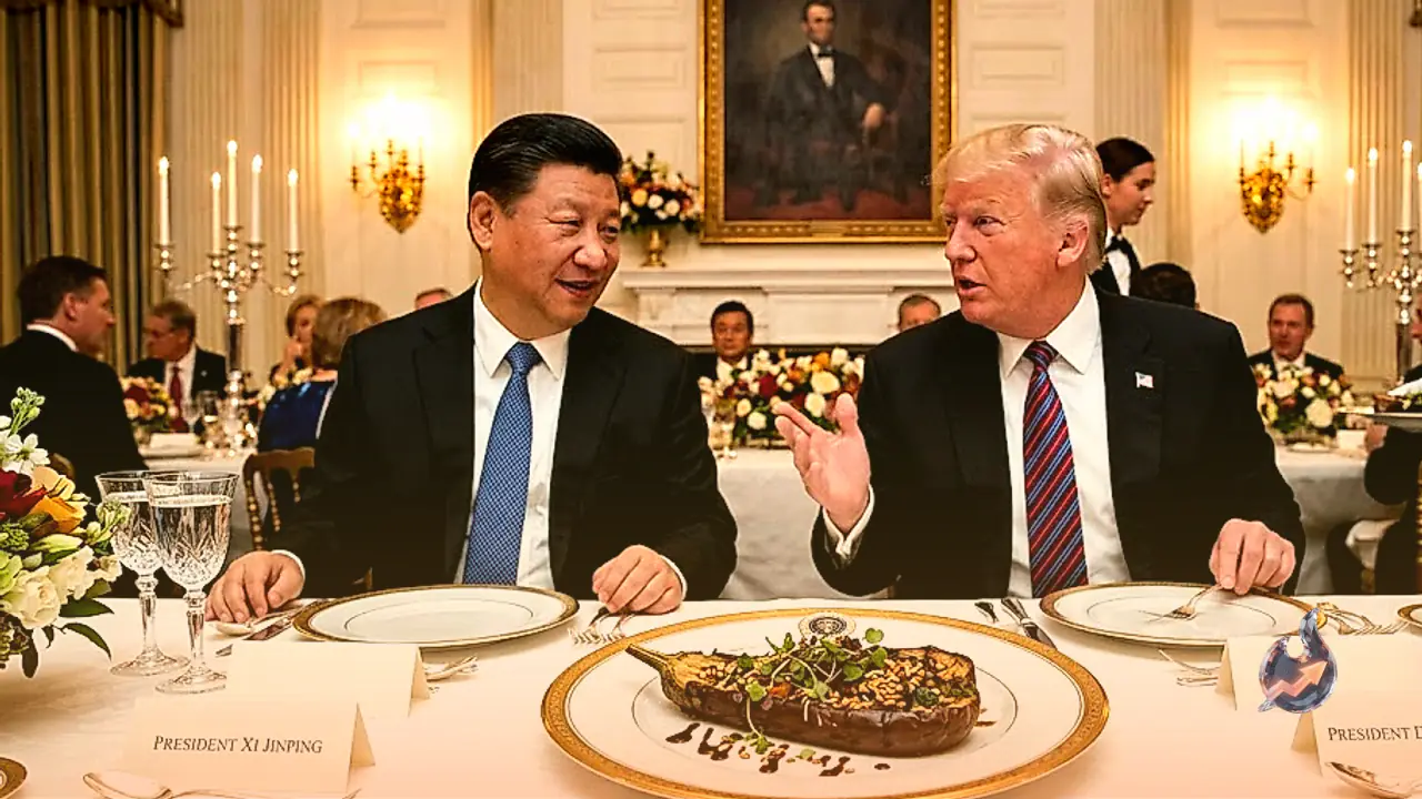 Humble Vegetable Takes Global Spotlight at White House State Dinner as Roasted Eggplant Served to Chinese President