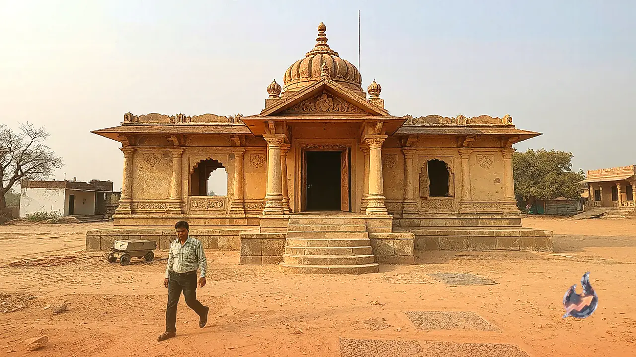 Why is this unique Rajasthan temple called Akashi Balaji and what is the mystery behind its name