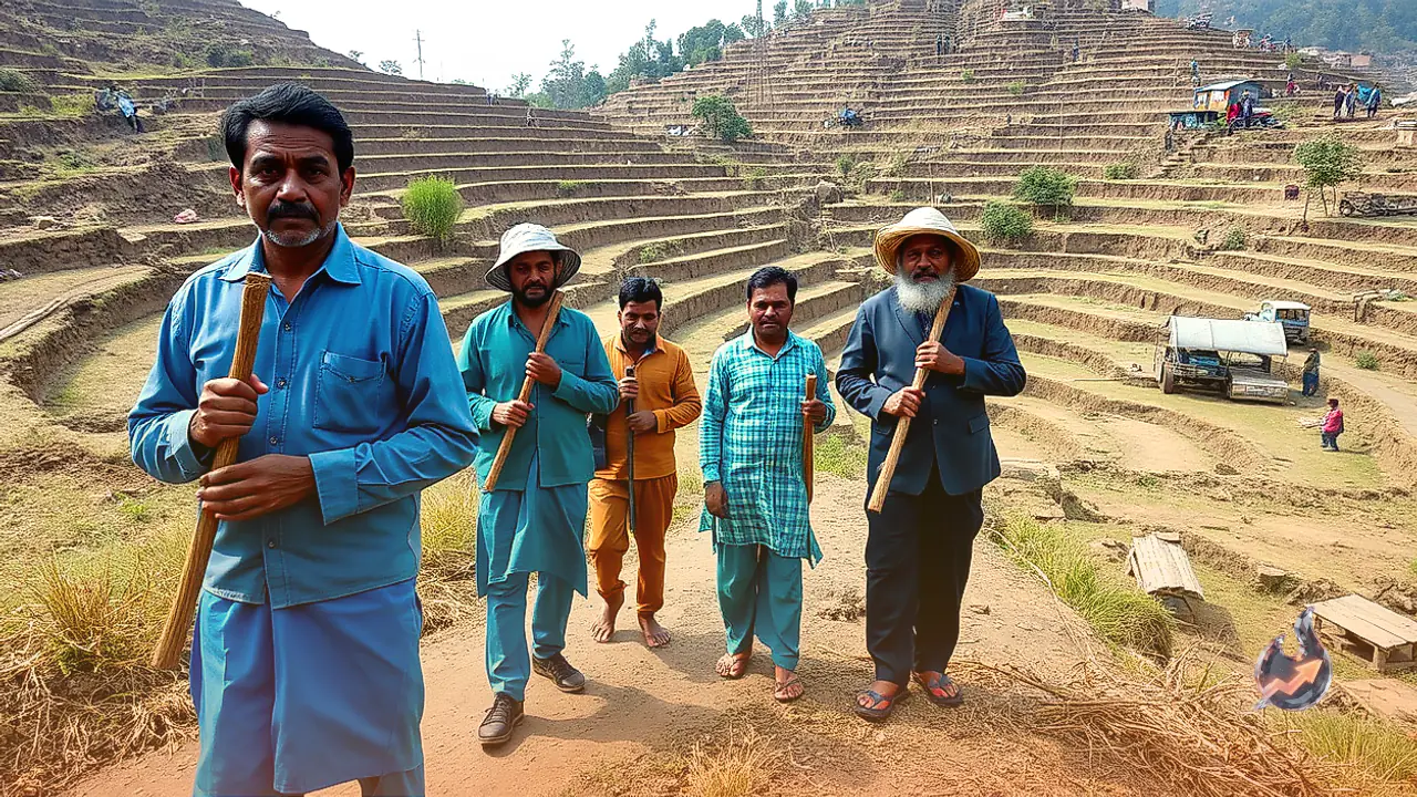 उत्तराखंड के सीढ़ीदार खेतों में दराती आज भी क्यों है किसानों की सबसे बड़ी ताकत