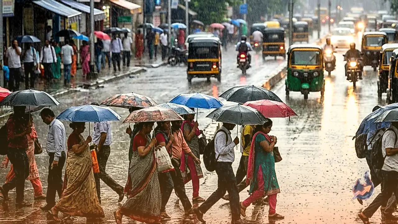 Widespread Rain Alert as Nine Weather Systems Activate Across India from North to South