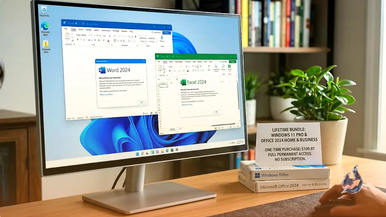 Windows 11 Pro and Office 2024 for $109.97: Full Lifetime Access With No Subscription