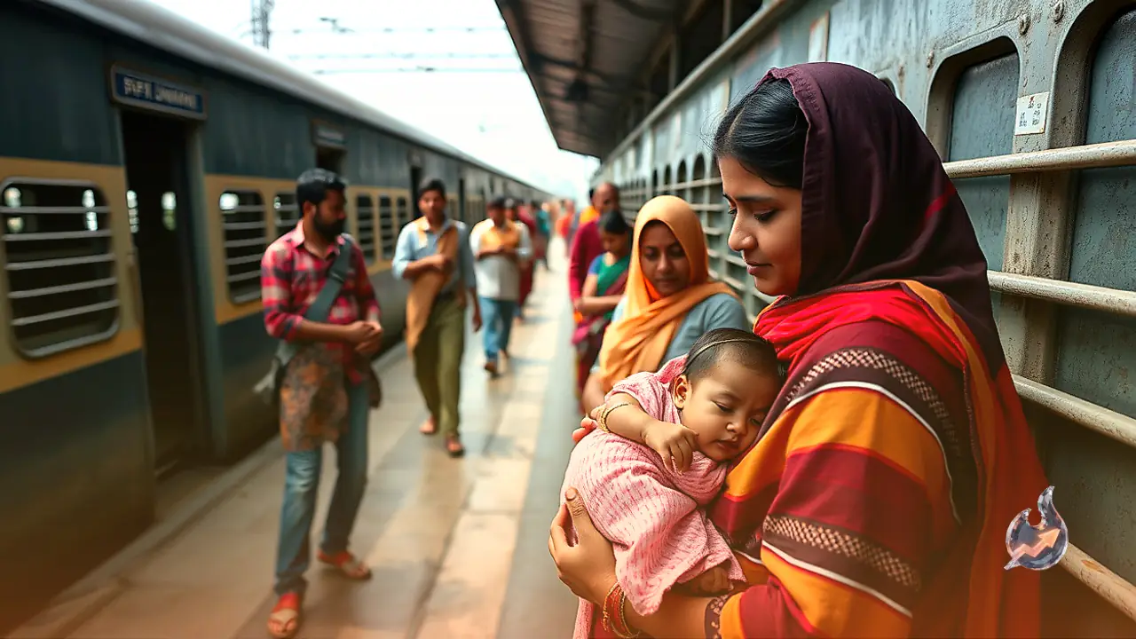 Woman Delivers Baby Girl on Bhubaneswar Railway Station Platform After RPF and Meri Saheli Team Step In