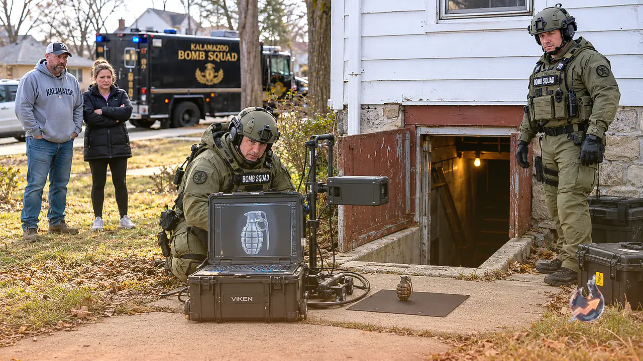 World War II Hand Grenade Unearthed in Michigan Basement Prompts Bomb Squad Response and X-Ray Scan