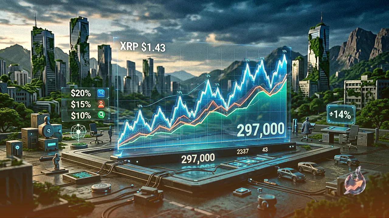 XRP Bulls Hold $1.40 Support Floor as XRPL Active Addresses Surge