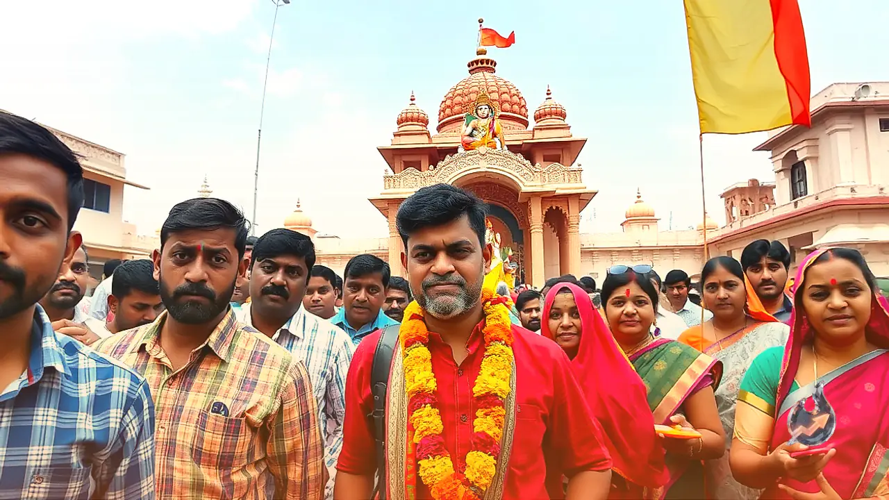 अयोध्या पहुंचीं यामी गौतम, नई नवेली की रिलीज से पहले राम मंदिर और हनुमानगढ़ी में टेका माथा