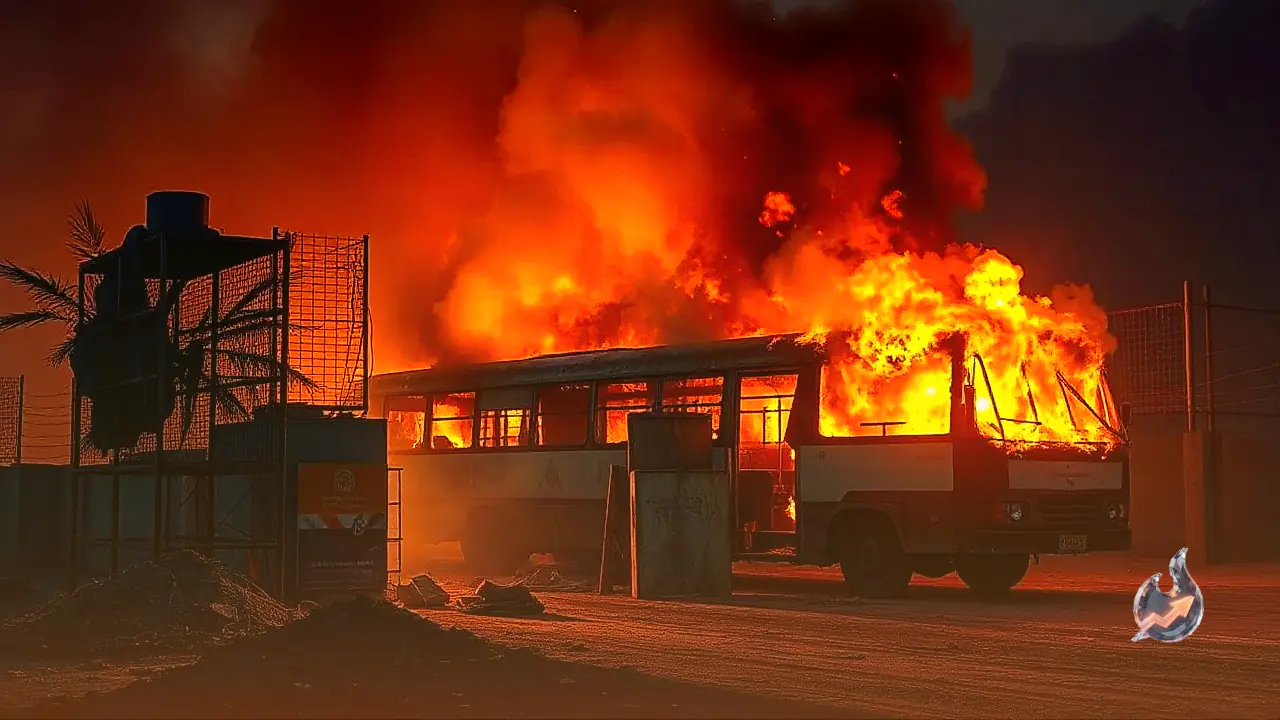 Nine Killed as Sleeper Bus Catches Fire on Yamuna Expressway, Rajnath Singh Expresses Grief