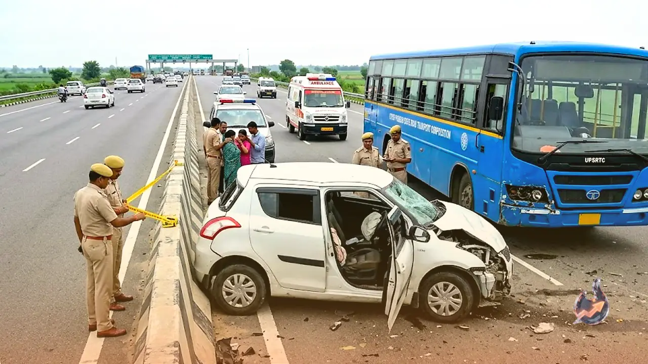 Father and son killed in horrific road accident on Yamuna Expressway