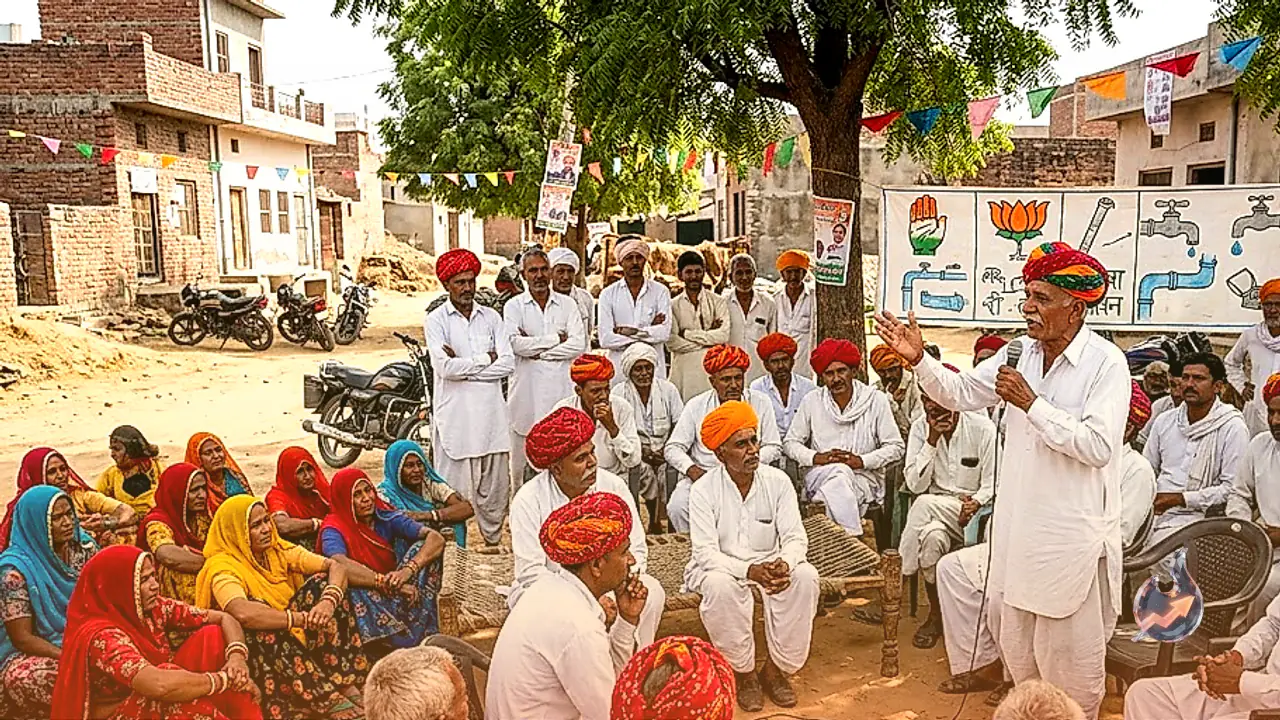 शेखावाटी में चुनावी चौपालों पर छाया यमुना जल समझौता, पंचायत चुनावों में राजनीतिक समीकरण बदलने की तैयारी