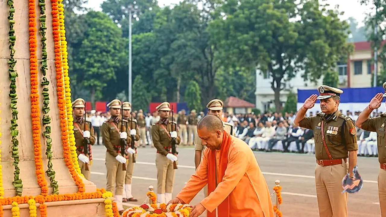 Yogi Adityanath Honors Fallen Security Personnel on Police Commemoration Day