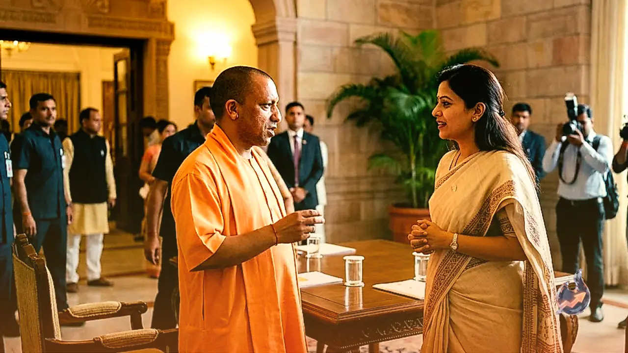 Swati Singh Meets Yogi Adityanath Sparking New Political Speculation Ahead Of Uttar Pradesh Assembly Elections