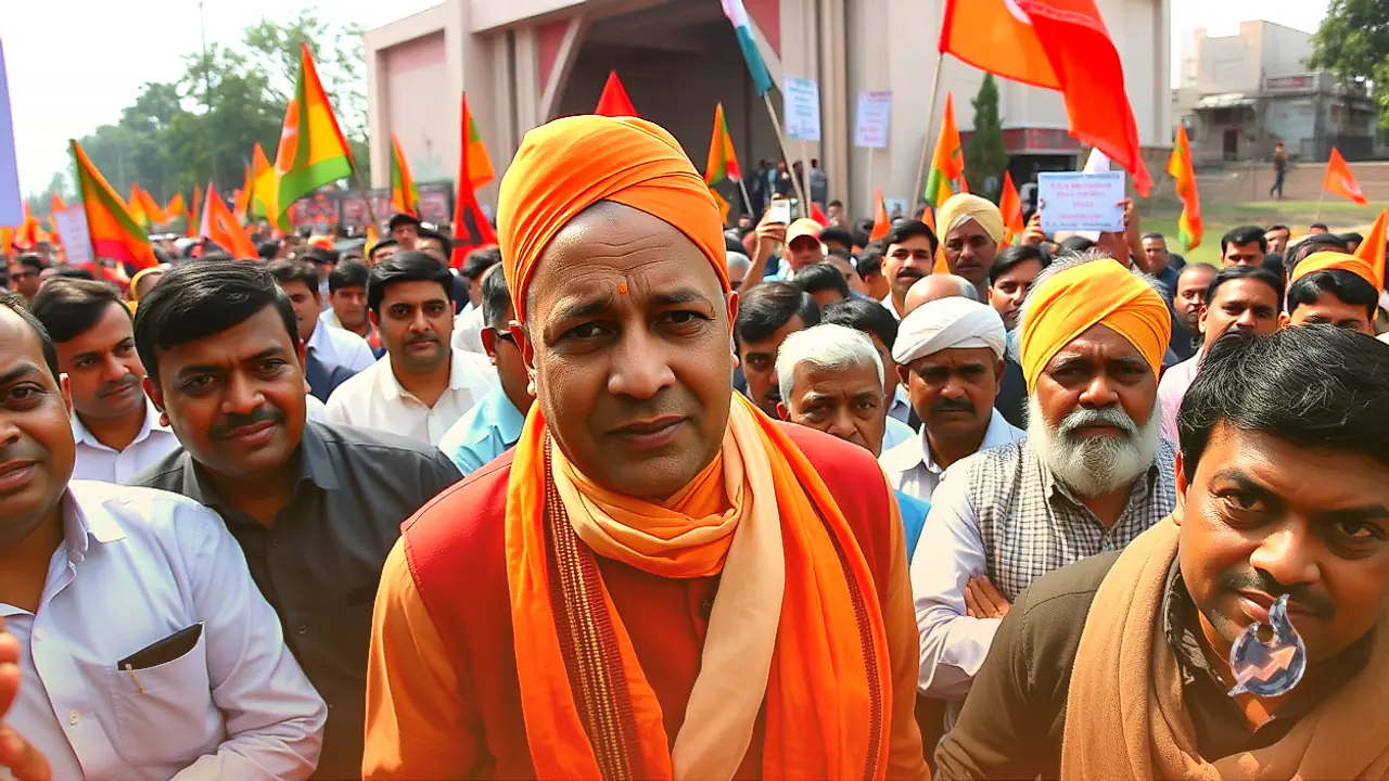 संवैधानिक संस्थाओं पर सवाल उठाकर अराजकता फैलाने का आरोप, विपक्ष के दिल्ली प्रदर्शन पर योगी आदित्यनाथ का कड़ा प्रहार