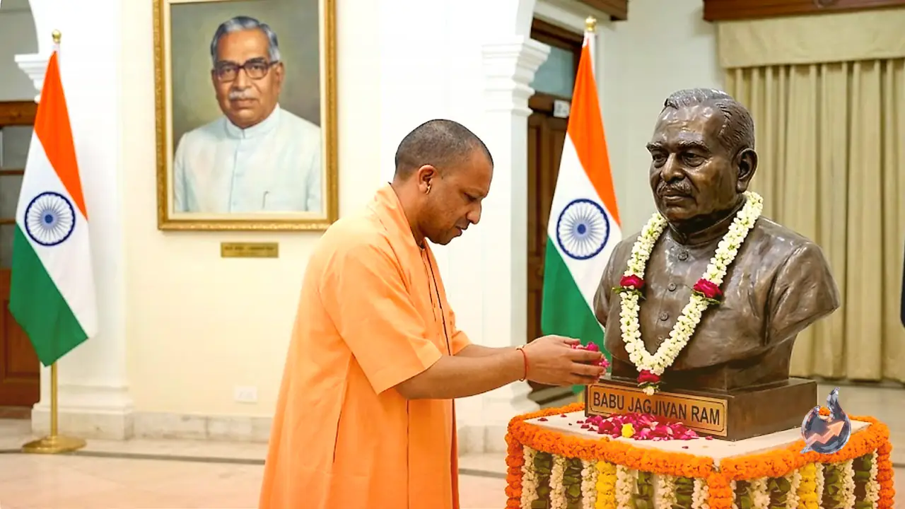 Yogi Adityanath Pays Tribute to Babu Jagjivan Ram