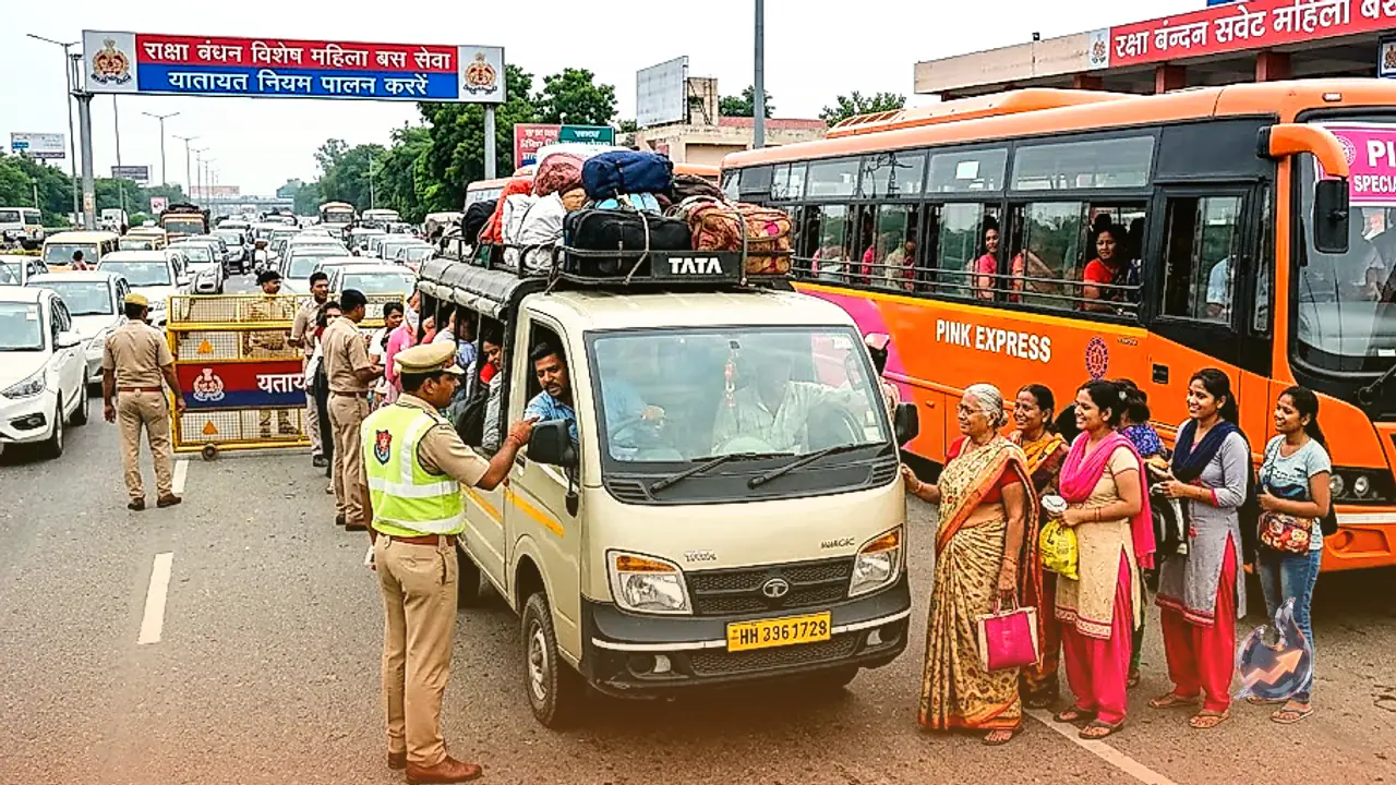 Yogi Government Cracks Down on Overloading and Speeding in UP, Extends Free Bus Travel Hours for Women on Raksha Bandhan
