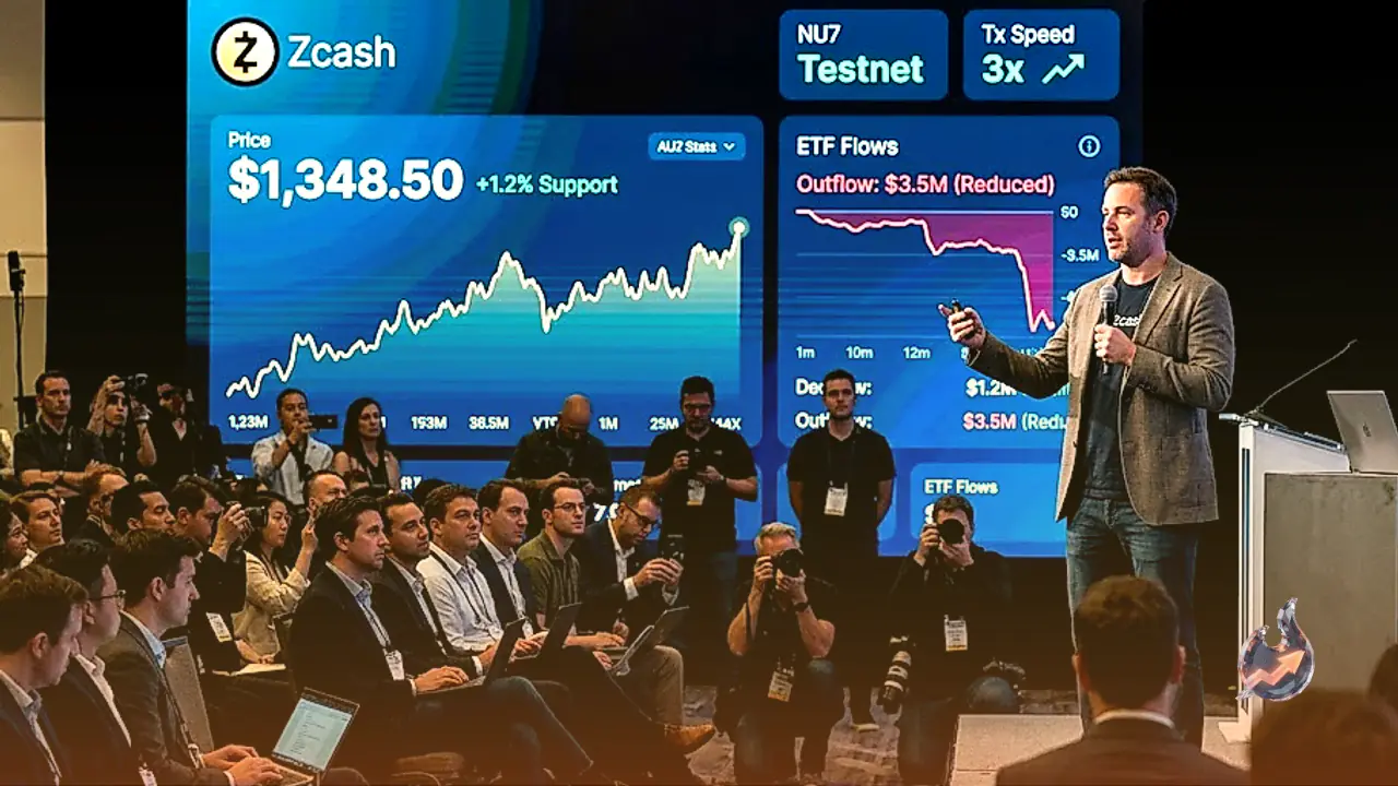 Zcash Finds Support Near $1,350 as NU7 Testnet Activation and Slowing ETF Outflows Bolster Sentiment